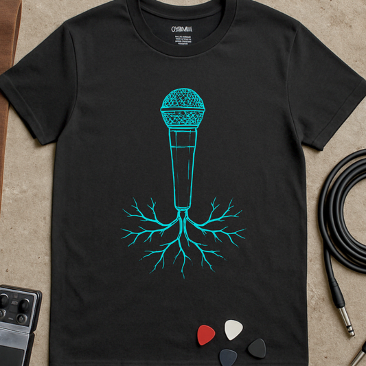 Lightning Microphone T-Shirt