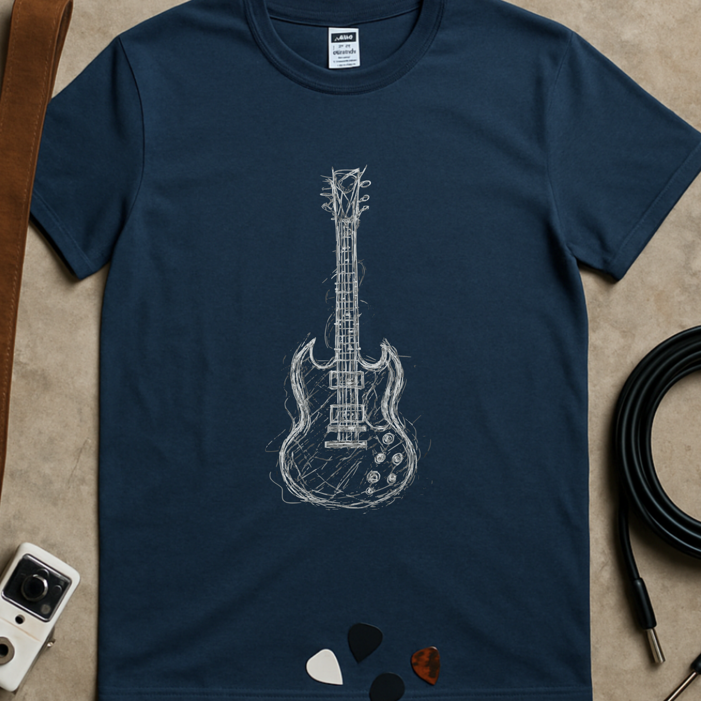 Scribble Gibson SG T-Shirt