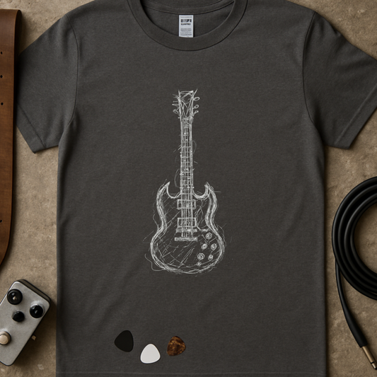 Scribble Gibson SG T-Shirt