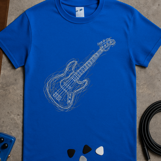 Scribble Jazz Bass T-Shirt
