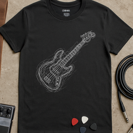 Scribble Jazz Bass T-Shirt