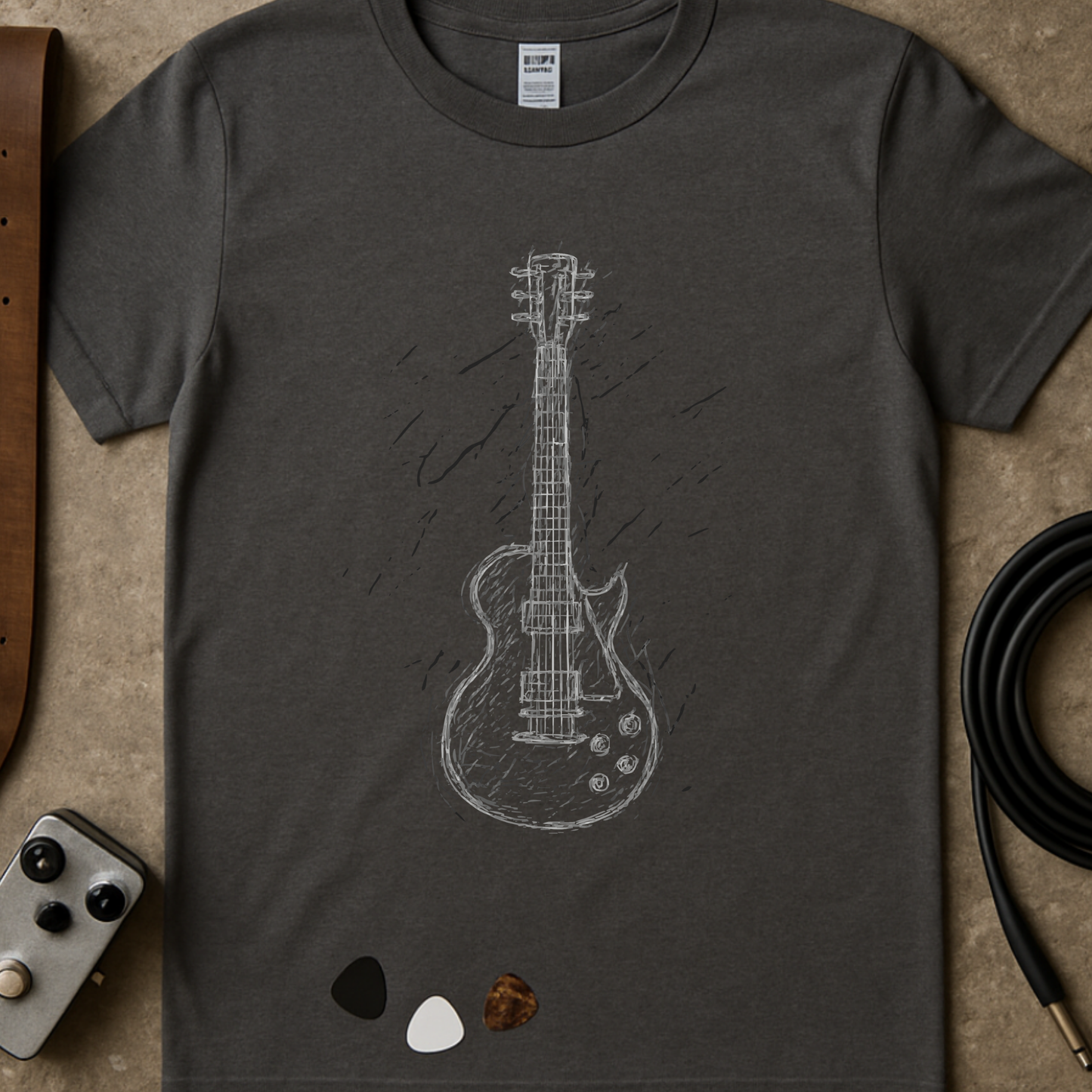 Scribble Les Paul T-Shirt