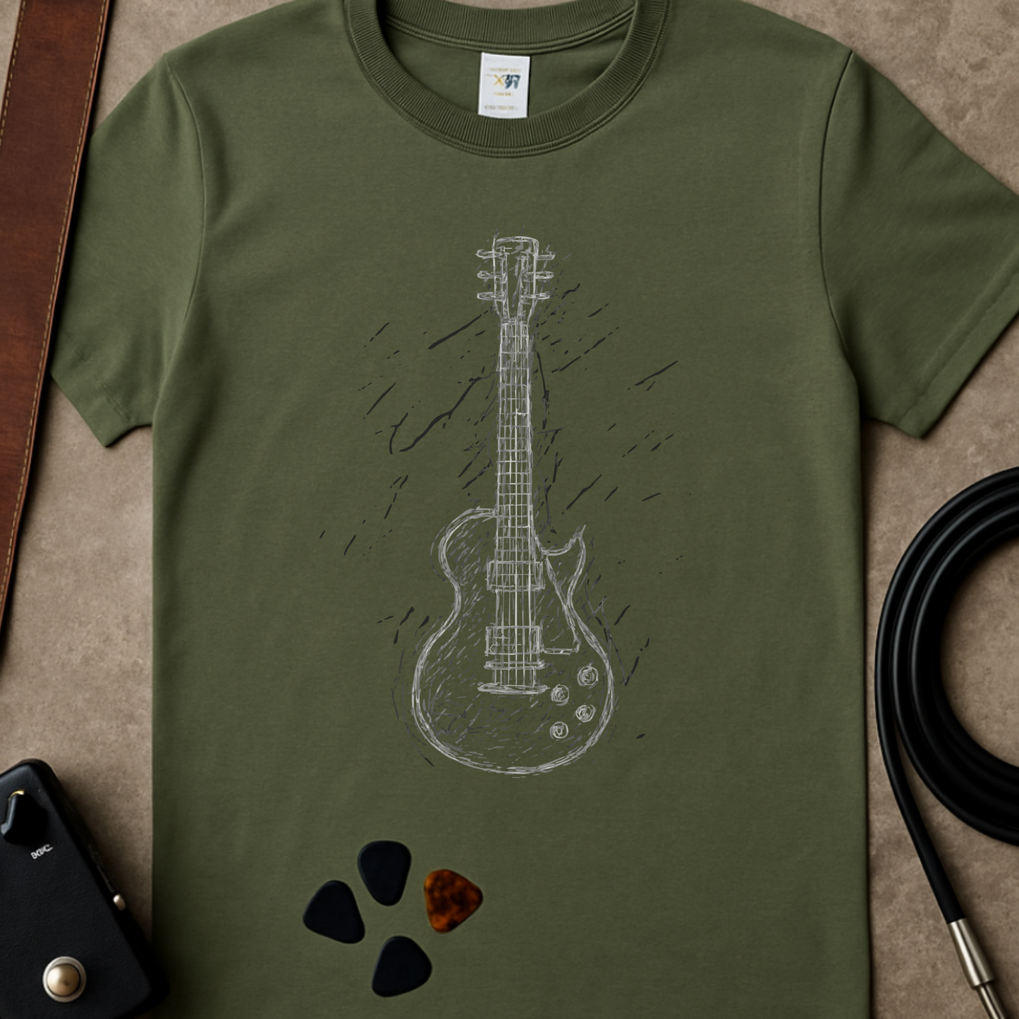 Scribble Les Paul T-Shirt