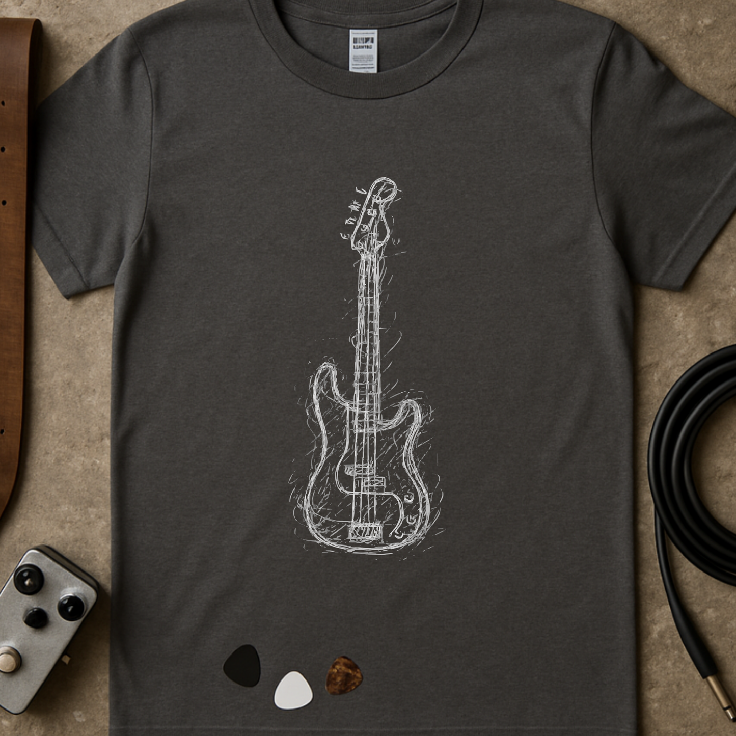 Scribble P-Bass T-Shirt