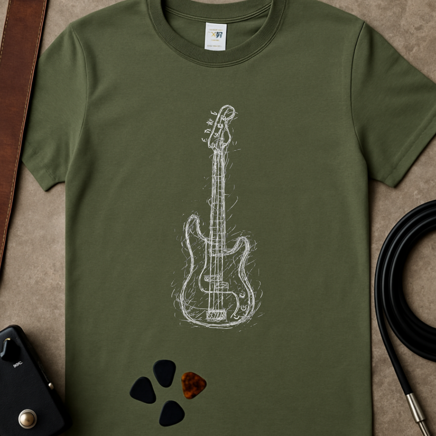 Scribble P-Bass T-Shirt