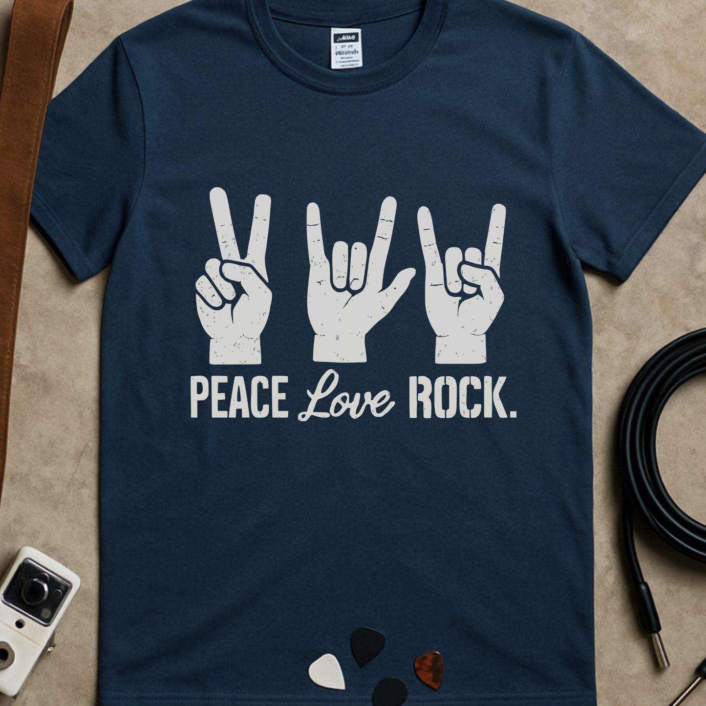Peace Love Rock T-Shirt