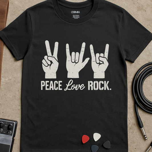 Peace Love Rock T-Shirt