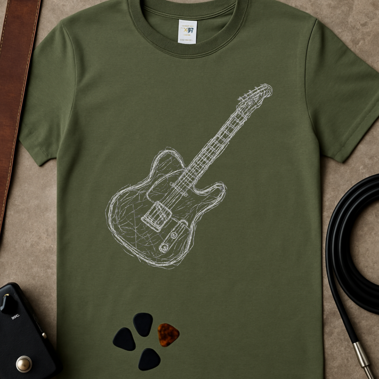 Scribble Telecaster T-Shirt