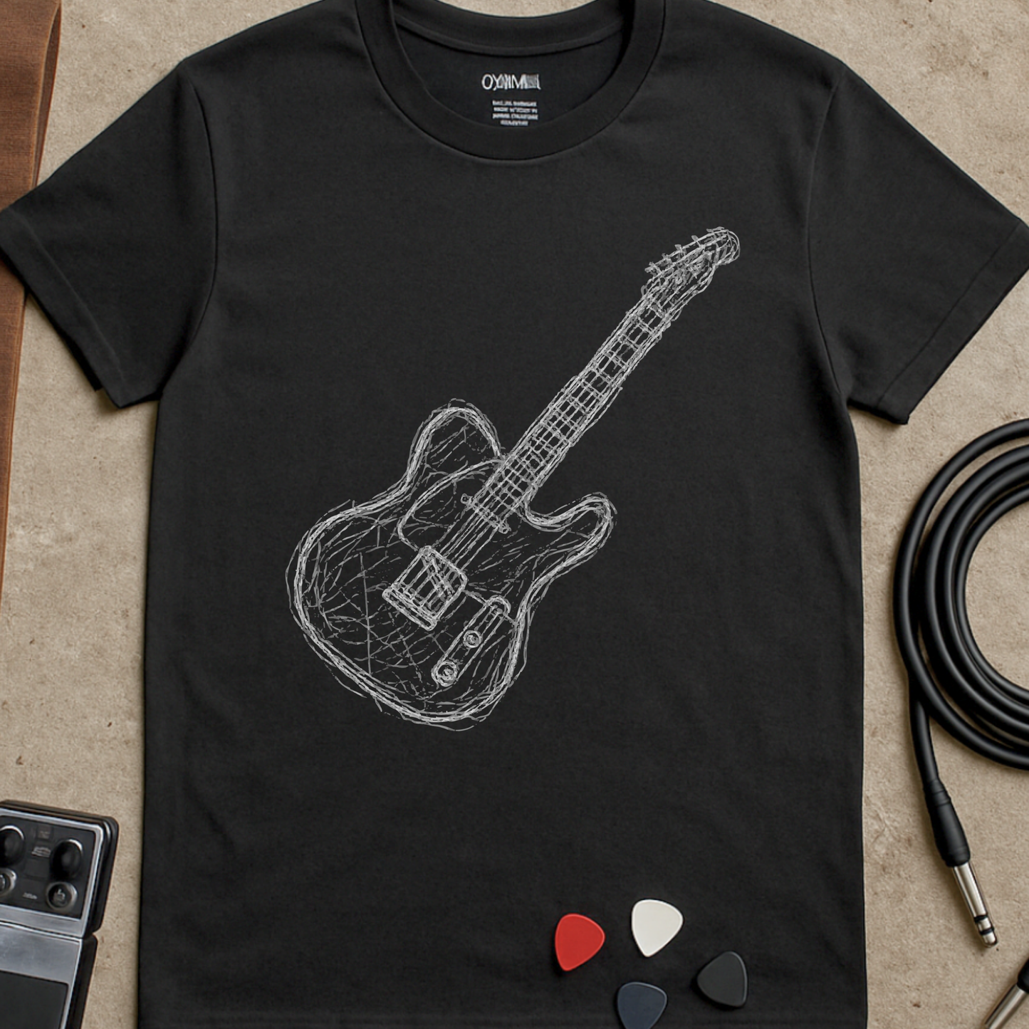 Scribble Telecaster T-Shirt