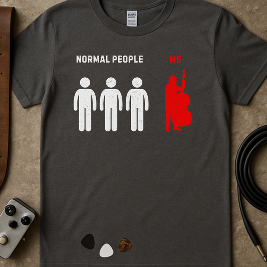 Normal People Double Bass Male T-Shirt