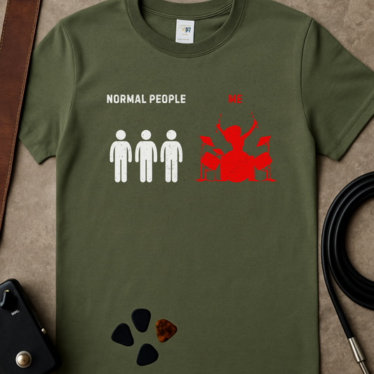 Normal People Drums Female T-Shirt