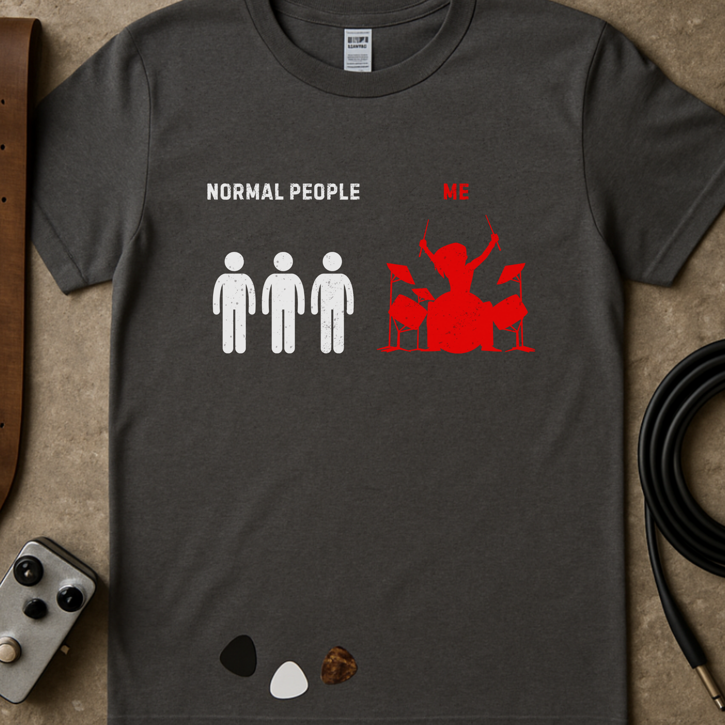 Normal People Drums Female T-Shirt