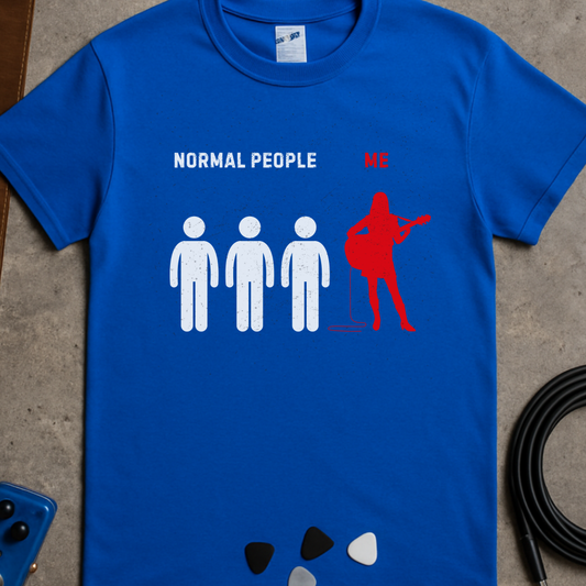 Normal People Acoustic Guitar Female T-Shirt