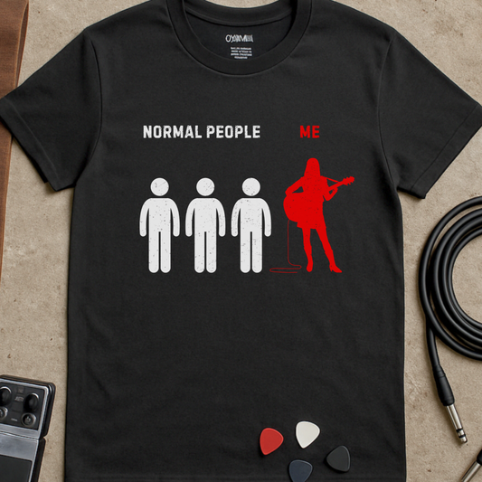Normal People Acoustic Guitar Female T-Shirt