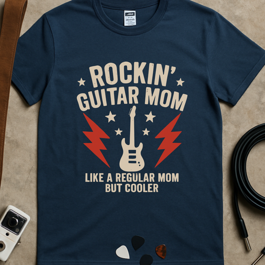Rockin' Guitar Mom T-Shirt