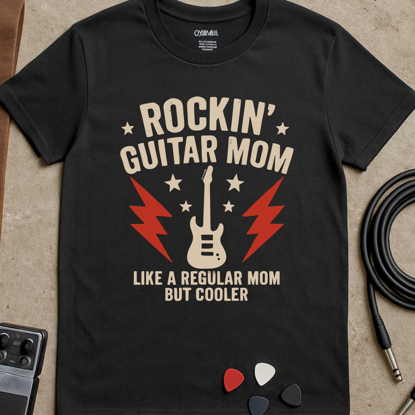 Rockin' Guitar Mom T-Shirt