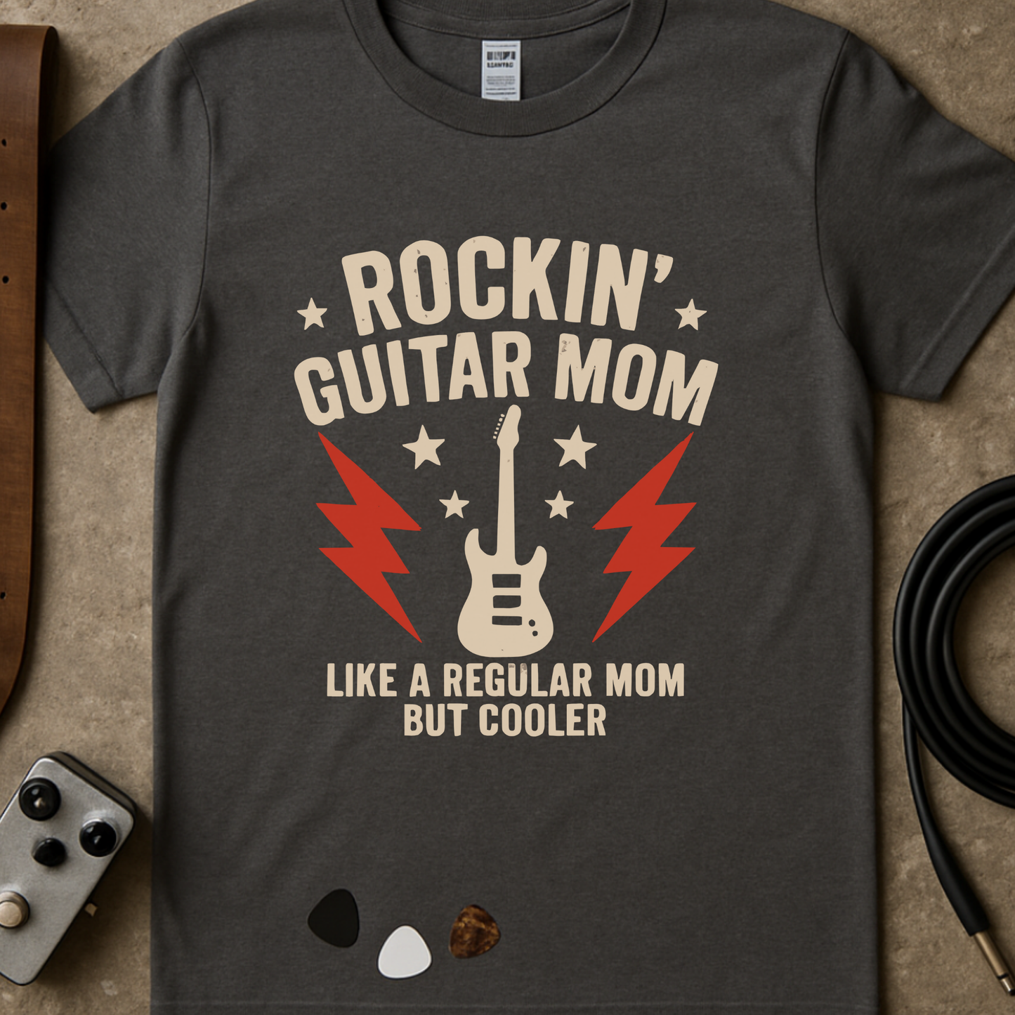 Rockin' Guitar Mom T-Shirt
