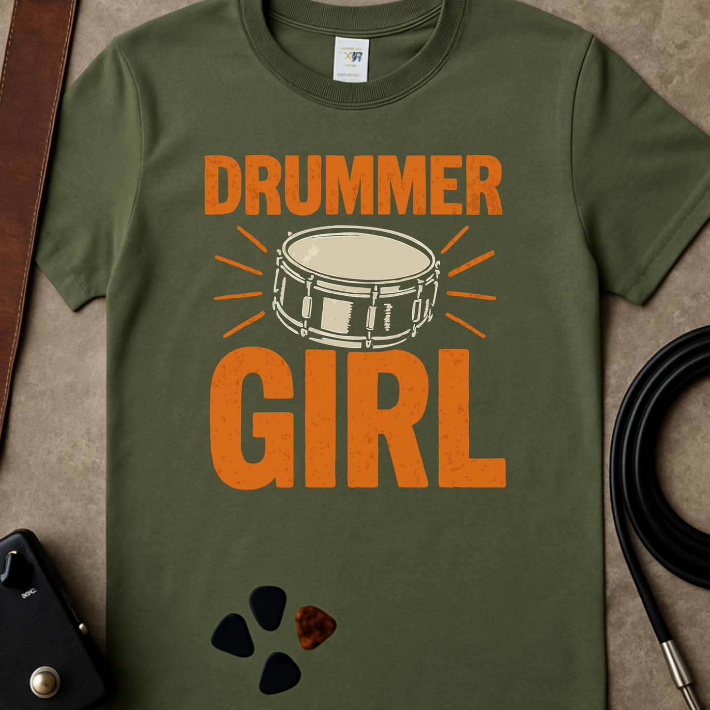 Drummer Girl T-Shirt