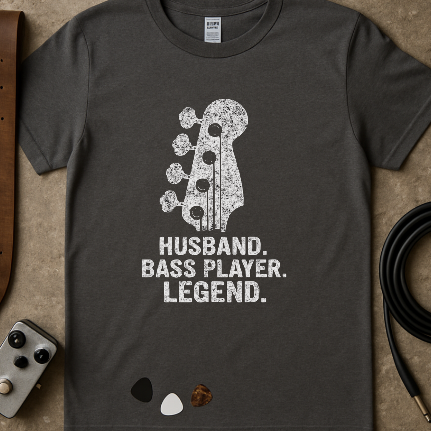 Husband. Bass Player. Legend. T-Shirt