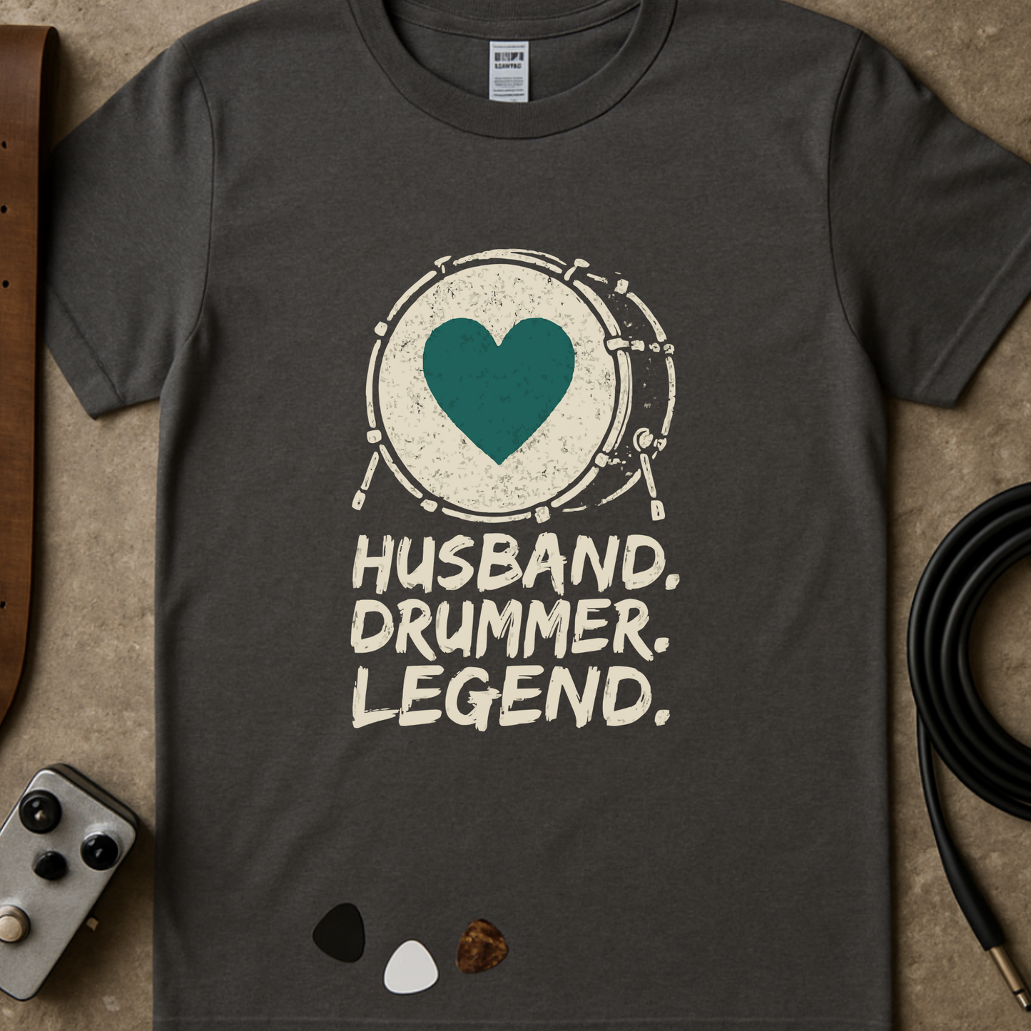 Husband Drummer Legend T-Shirt