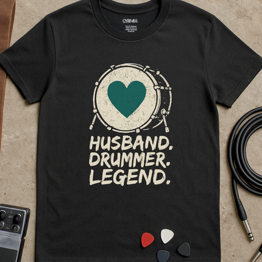 Husband Drummer Legend T-Shirt
