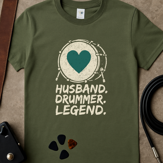 Husband Drummer Legend T-Shirt