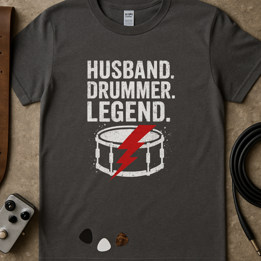 Husband Drummer Legend 2 T-Shirt