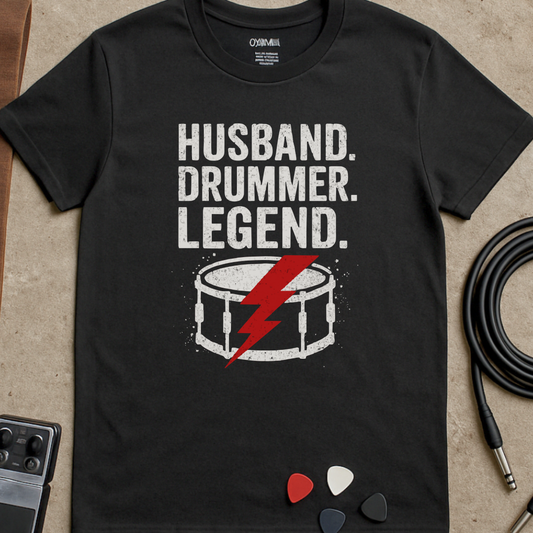 Husband Drummer Legend 2 T-Shirt