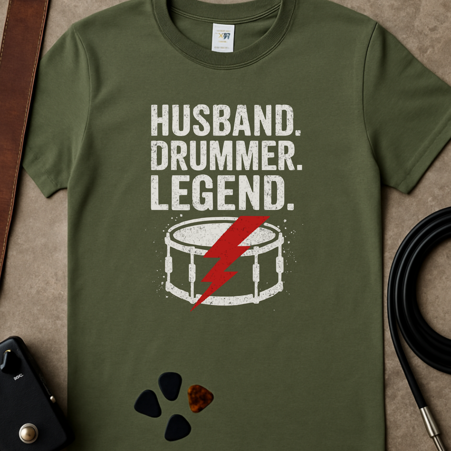 Husband Drummer Legend 2 T-Shirt