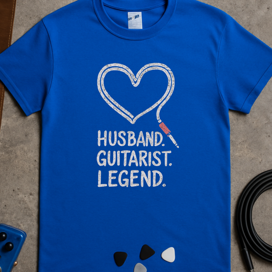 Husband Guitarist Legend T-Shirt
