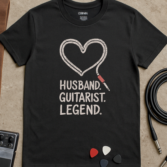 Husband Guitarist Legend T-Shirt