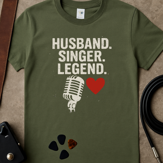Husband Singer Legend T-Shirt