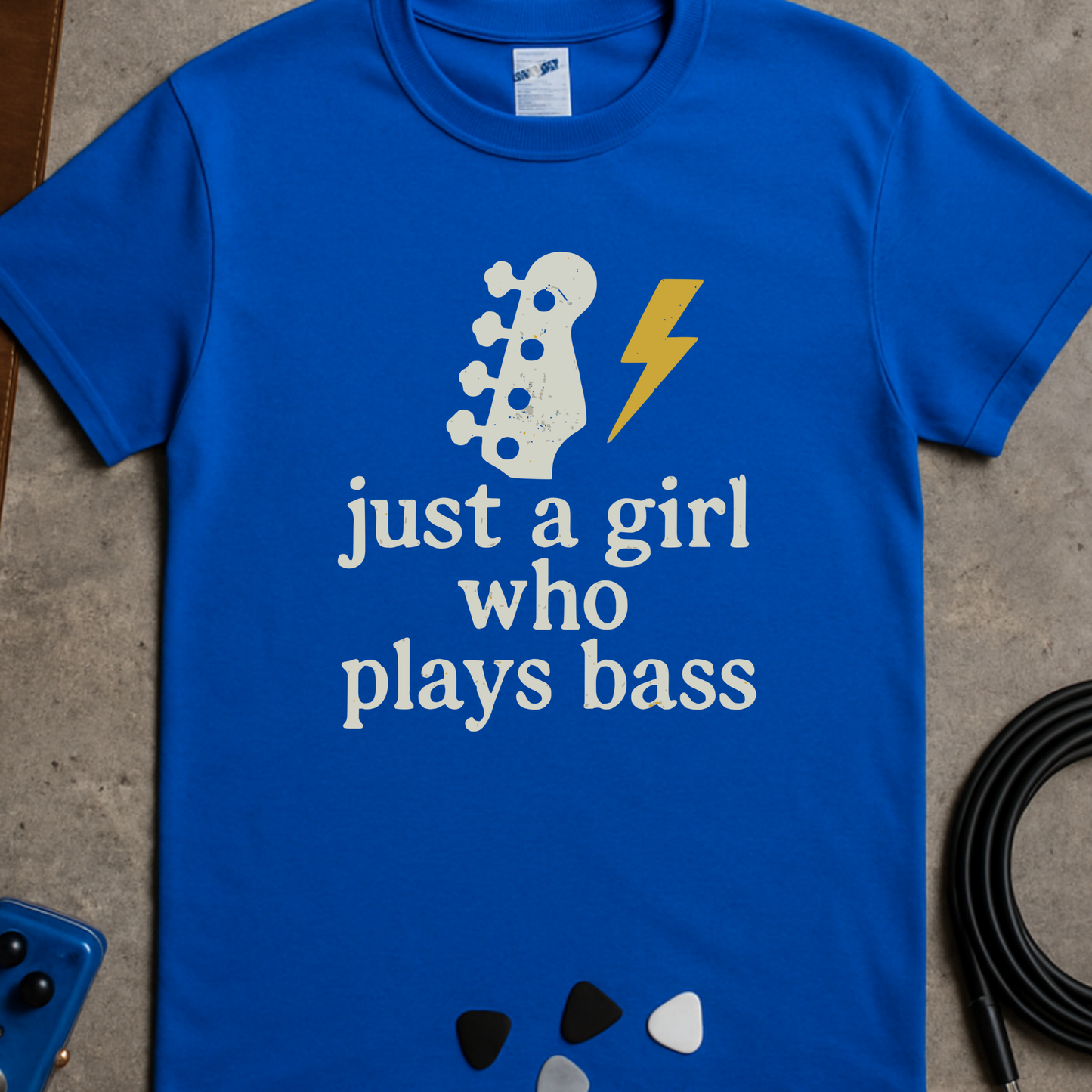 Just a Girl Who Plays Bass T-Shirt