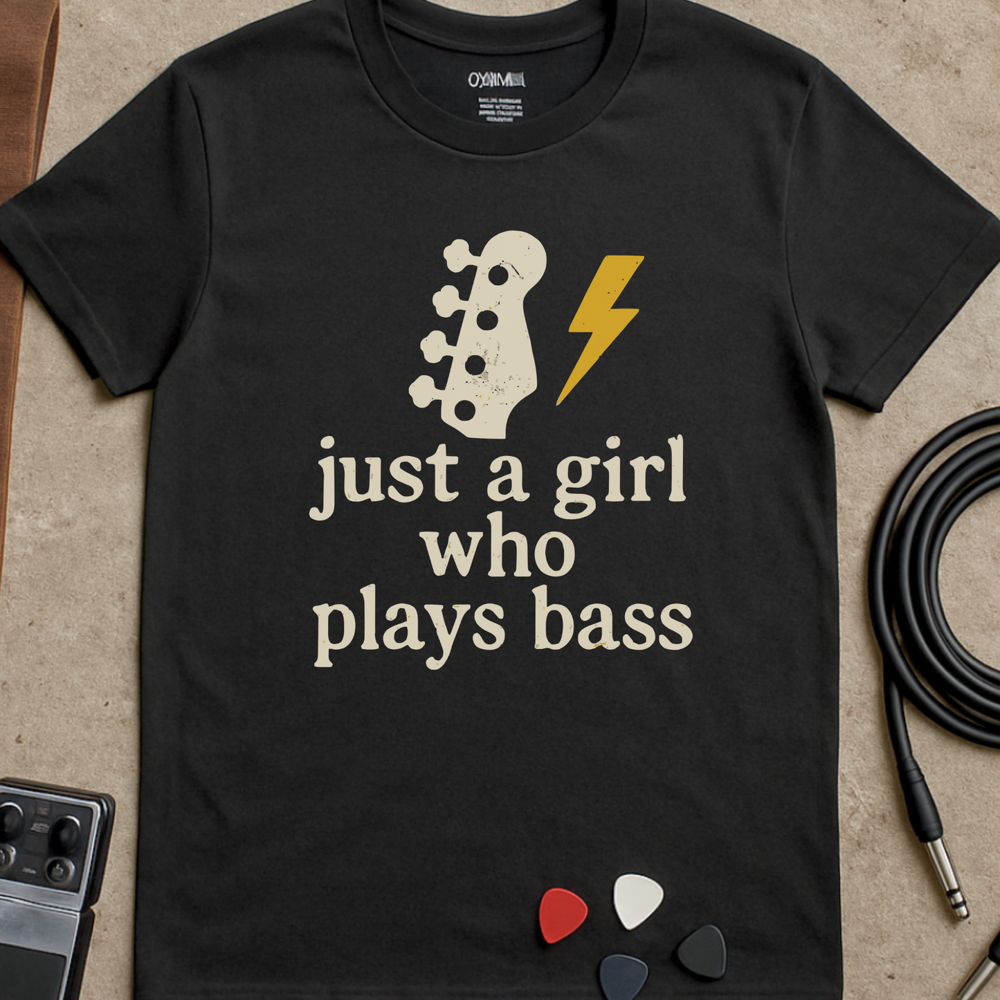 Just a Girl Who Plays Bass T-Shirt