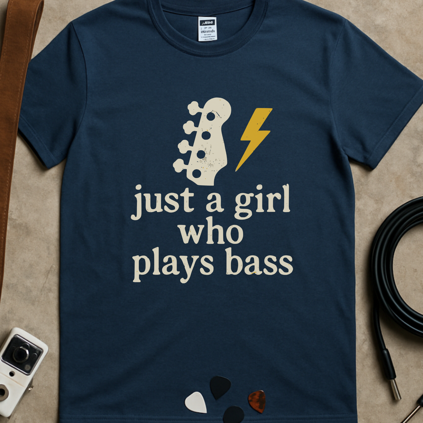 Just a Girl Who Plays Bass T-Shirt
