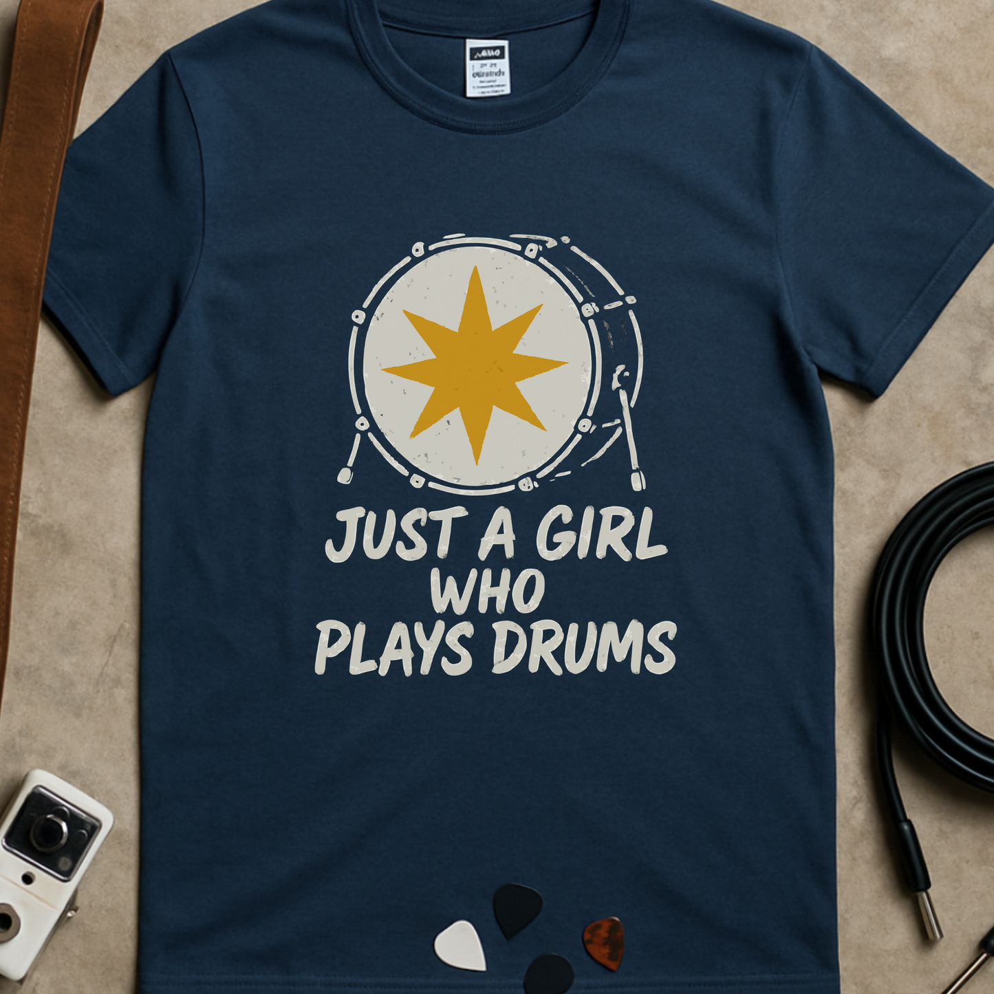 Just a Girl Who Plays Drums T-Shirt