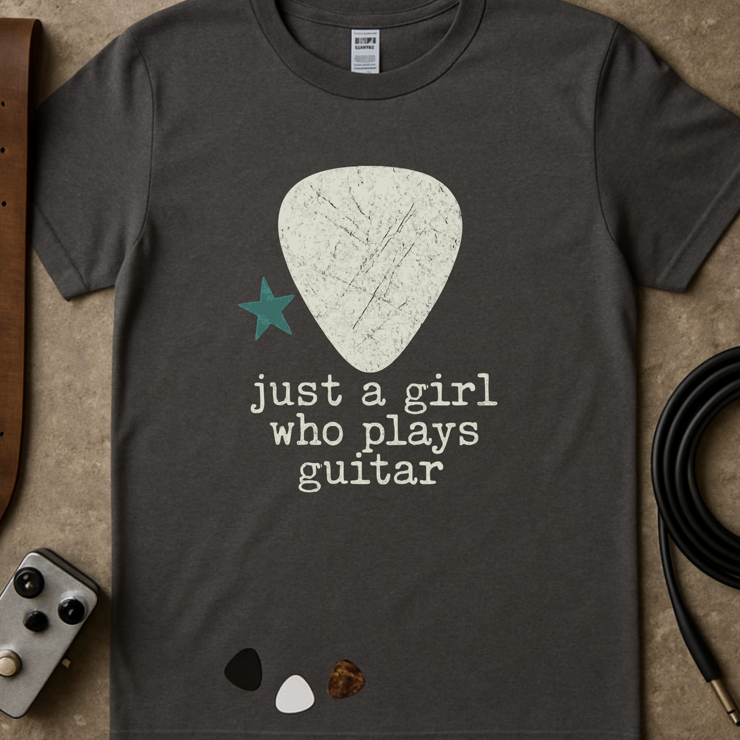 Just a Girl Who Plays Guitar T-Shirt