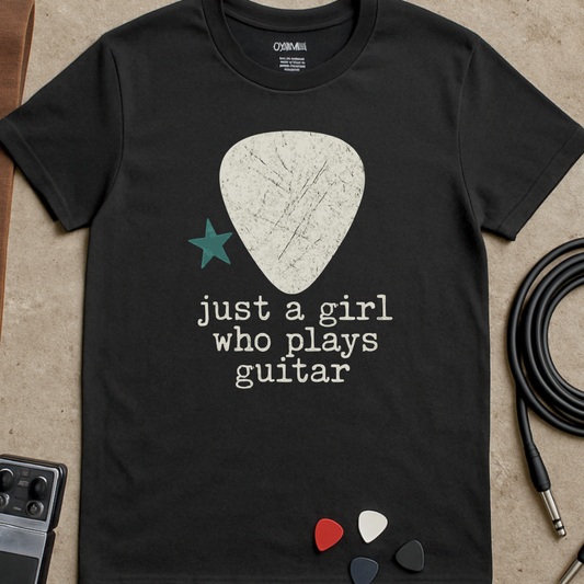 Just a Girl Who Plays Guitar T-Shirt