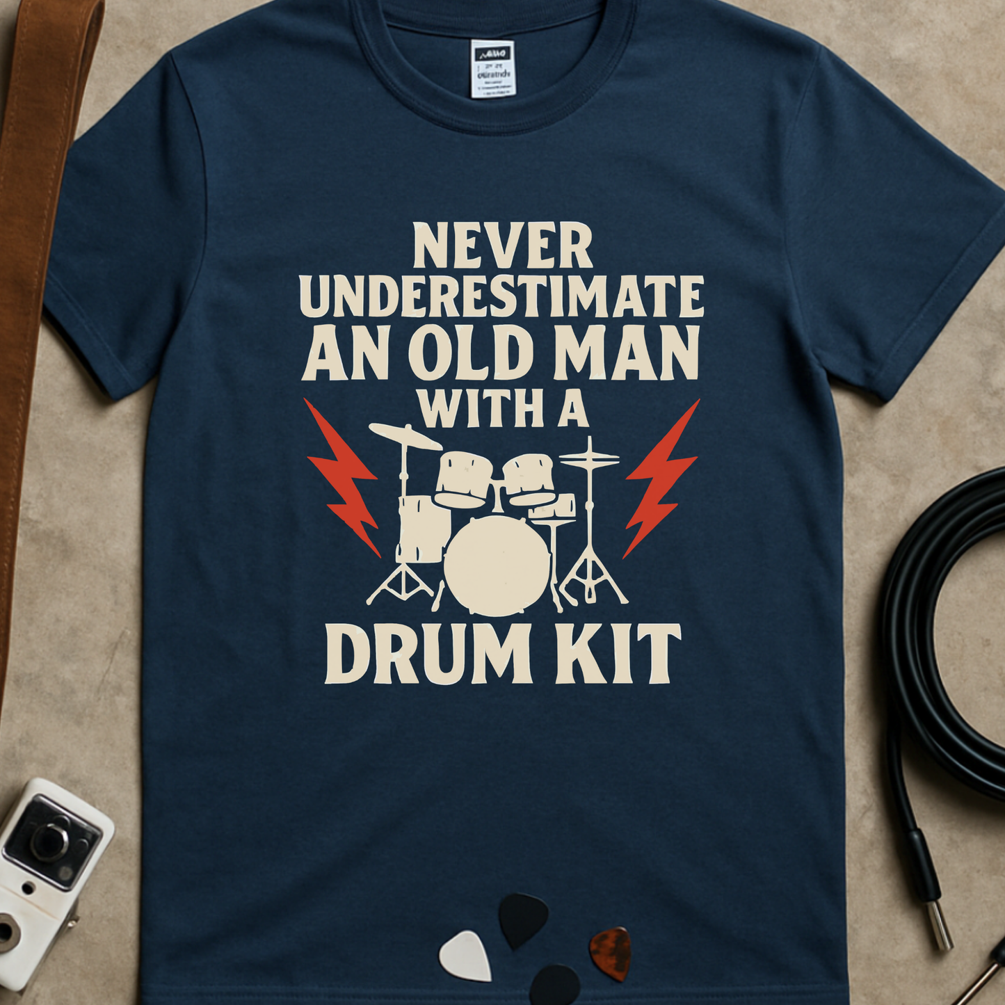 Underestimate Drums Man T-Shirt