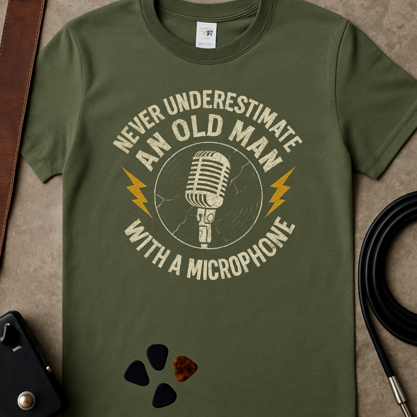 Underestimate Microphone Man T-Shirt