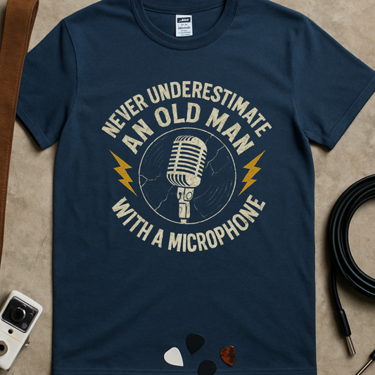 Underestimate Microphone Man T-Shirt