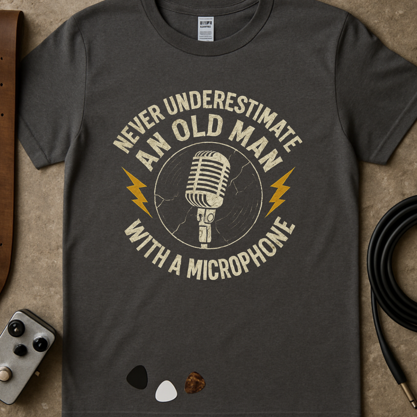 Underestimate Microphone Man T-Shirt