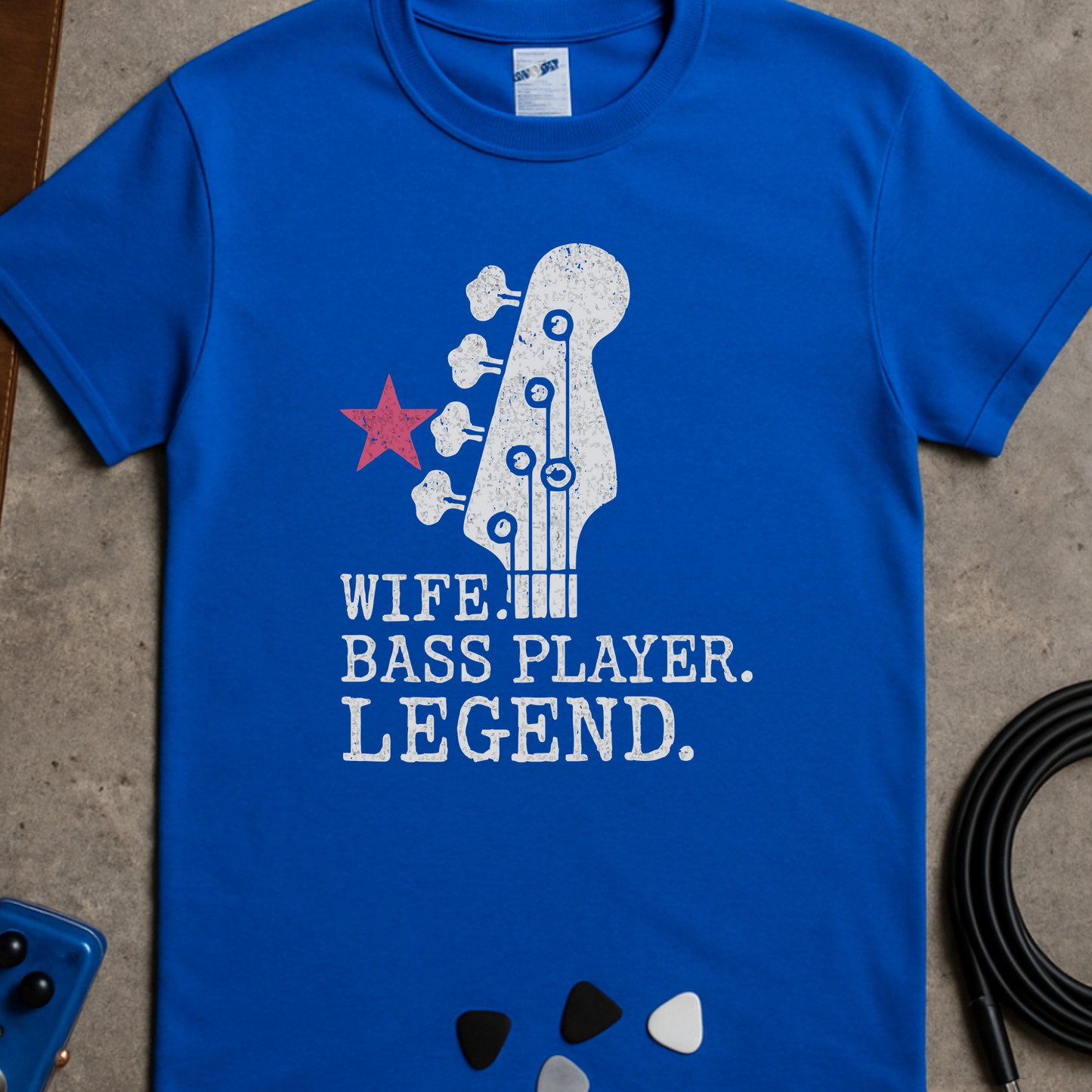 Wife Bass Player Legend T-Shirt