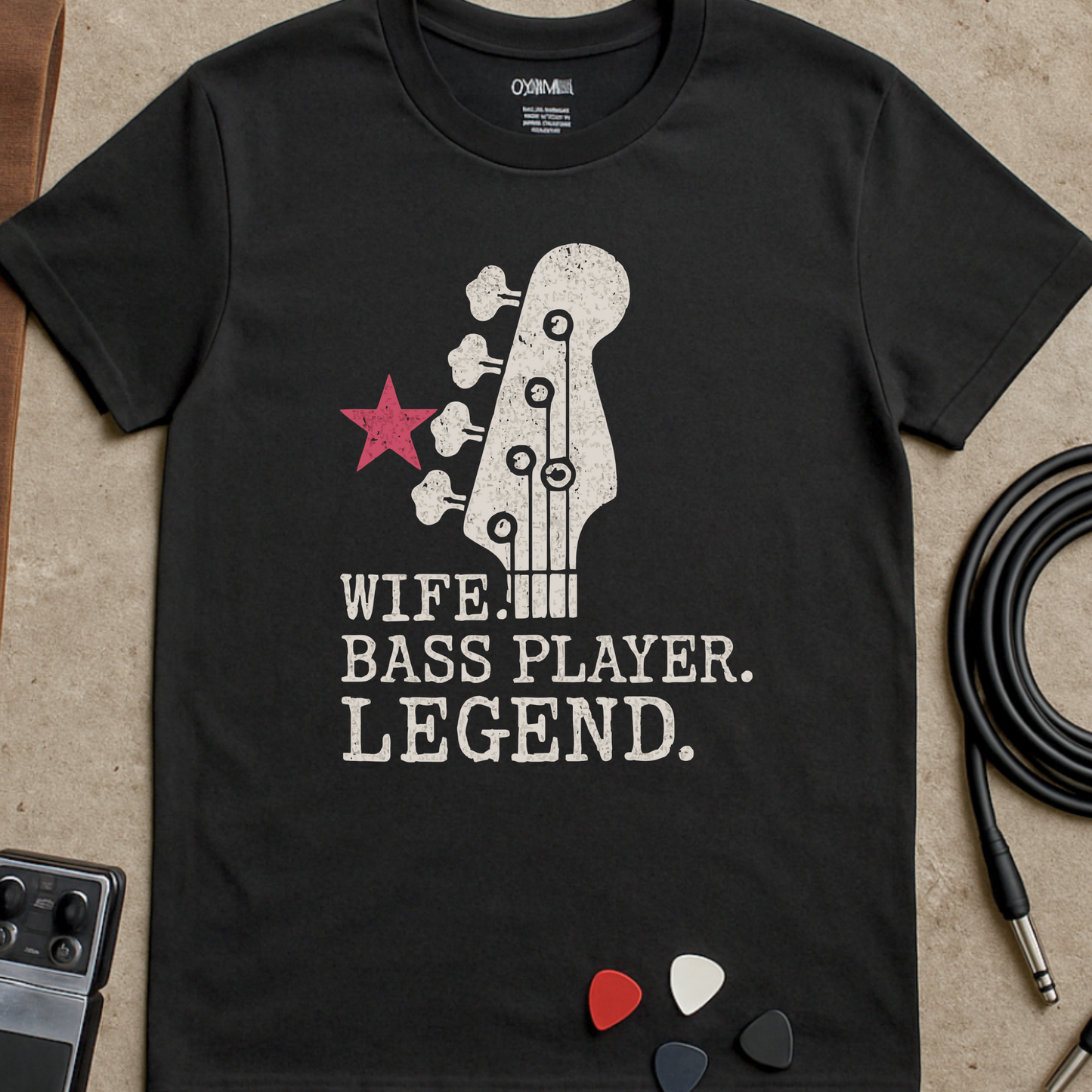 Wife Bass Player Legend T-Shirt