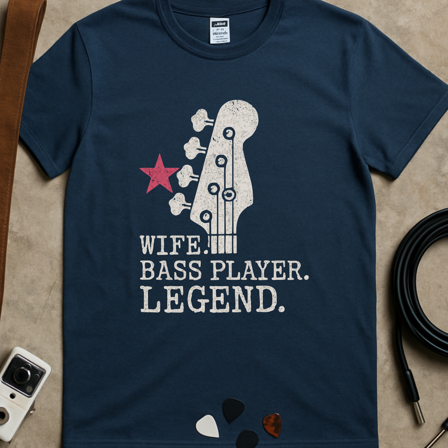 Wife Bass Player Legend T-Shirt