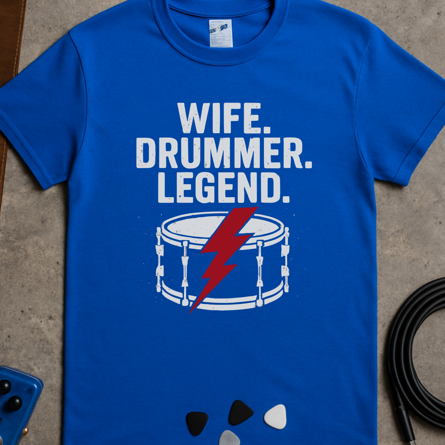 Wife Drummer Legend T-Shirt