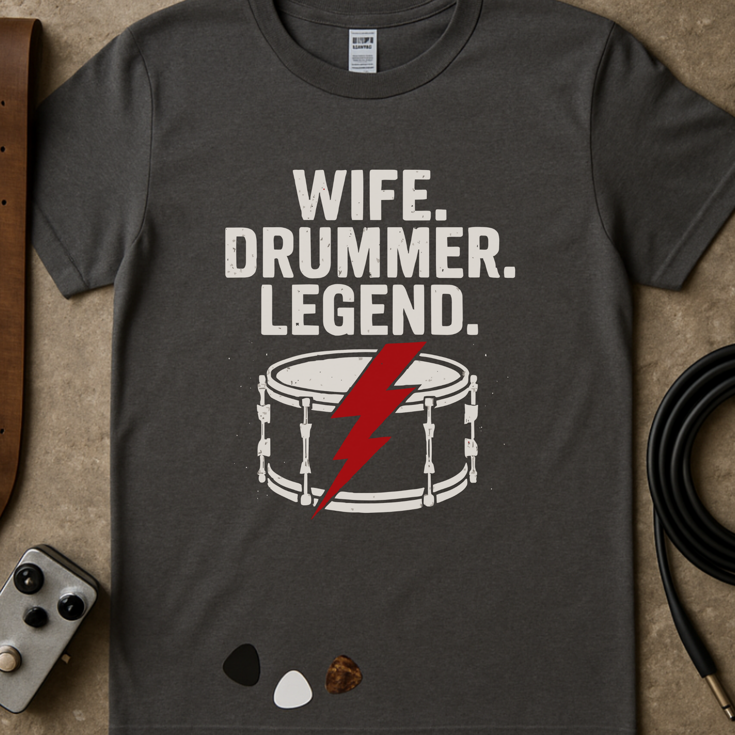 Wife Drummer Legend T-Shirt