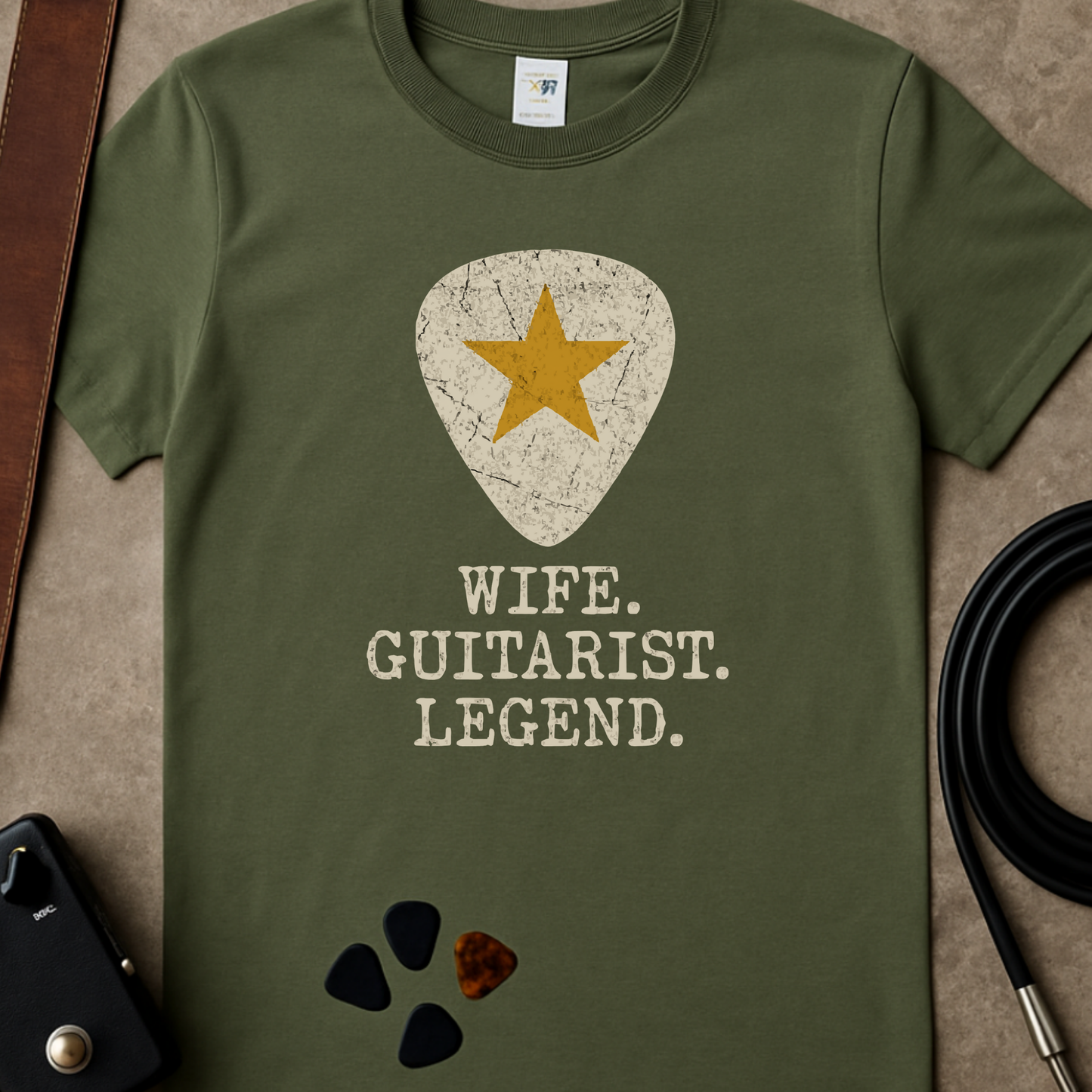 Wife Guitarist Legend T-Shirt
