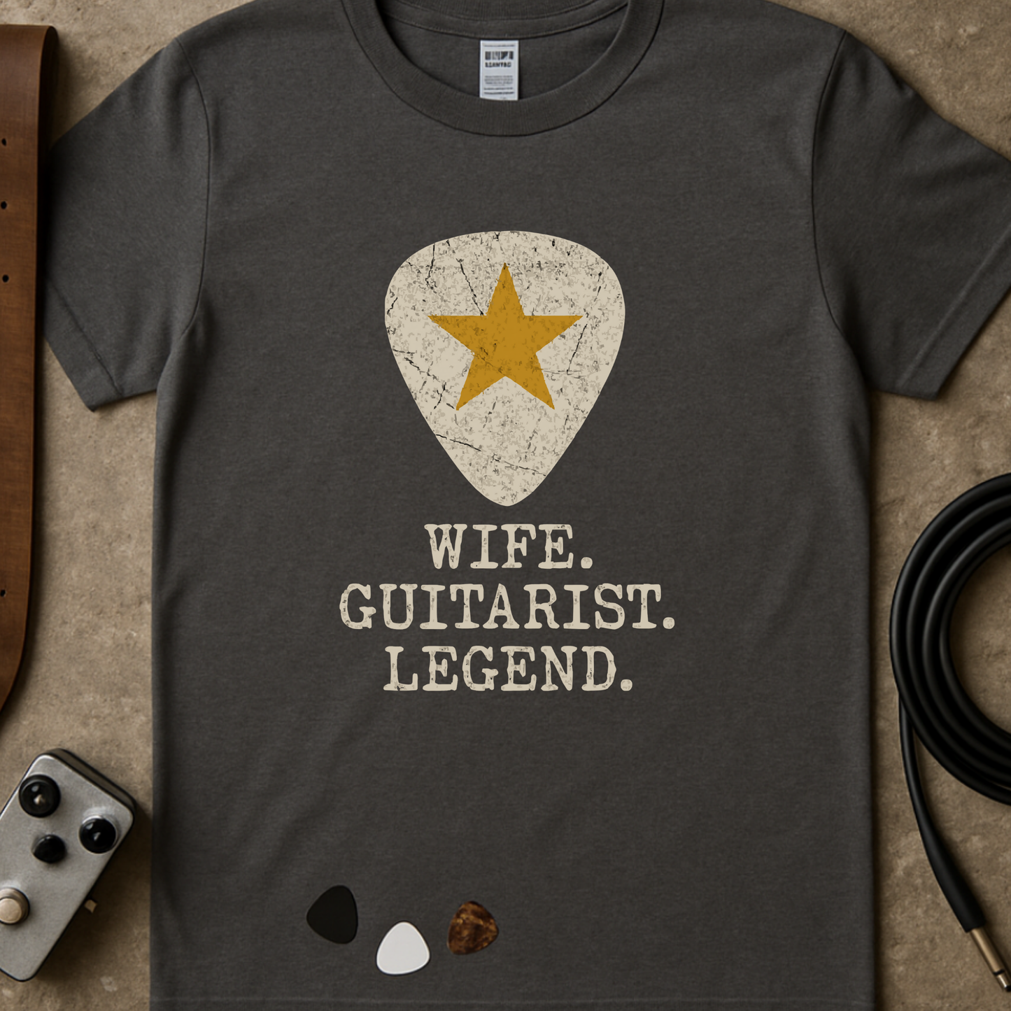 Wife Guitarist Legend T-Shirt