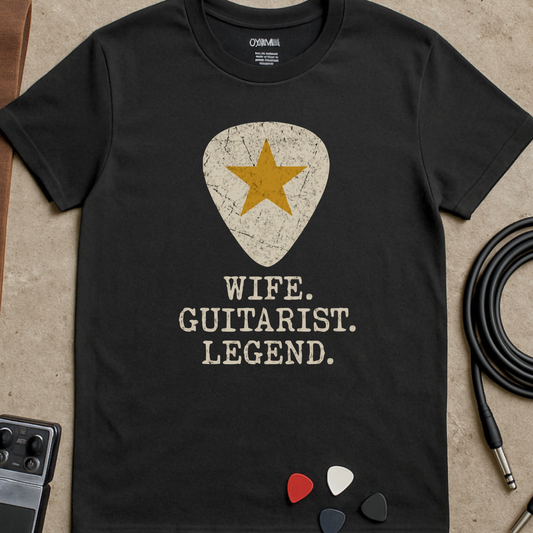 Wife Guitarist Legend T-Shirt